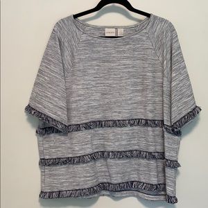 Fringed Chico’s Top